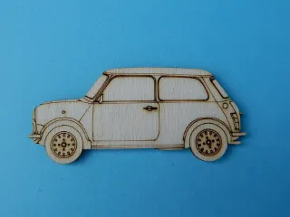Magnetka s autíčkem