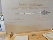 Velká dřevěná vizitka 